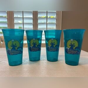 Disney Water Parks Set of 4 Cups